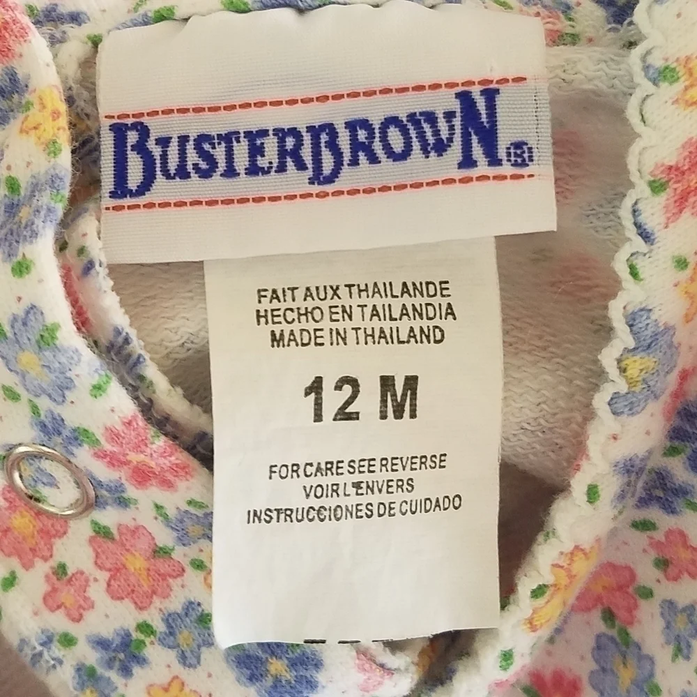 Buster Brown Floral Shirt 12m